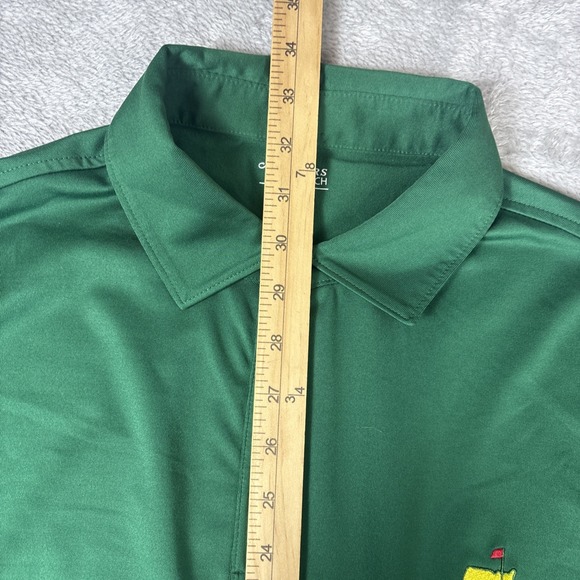 Masters Tech Men's XL Short Sleeve Green Performance Golf Polo Shirt - Picture 4 of 6